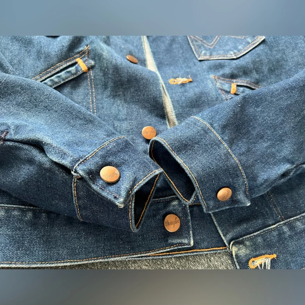 WRANGLER WOMEN'S ICONS DENIM JACKET size Euro 35/US 6 Slim fit - Picture 4 of 7